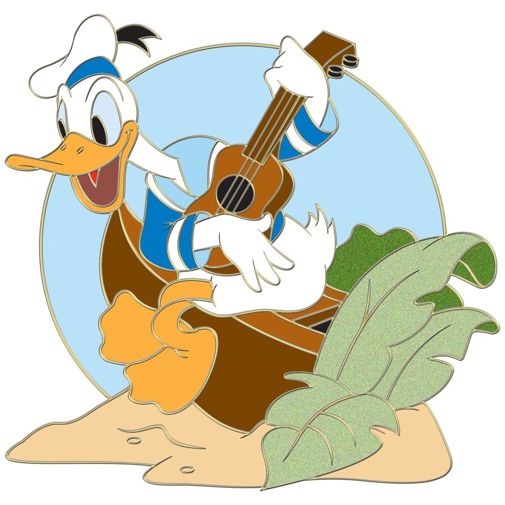 Hawaiian Holiday Donald Duck Pin