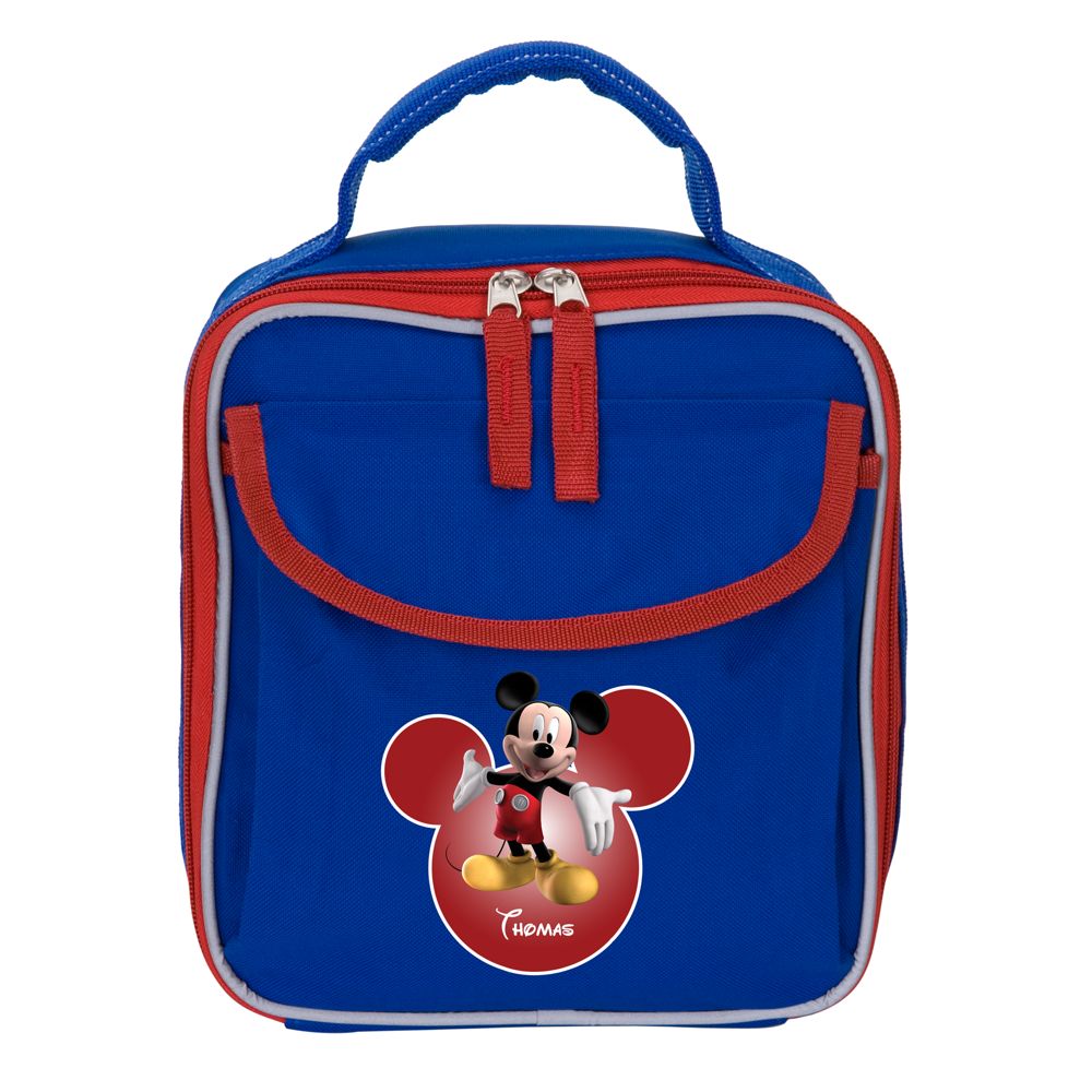 Personalized Mickey Mouse Lunch Tote