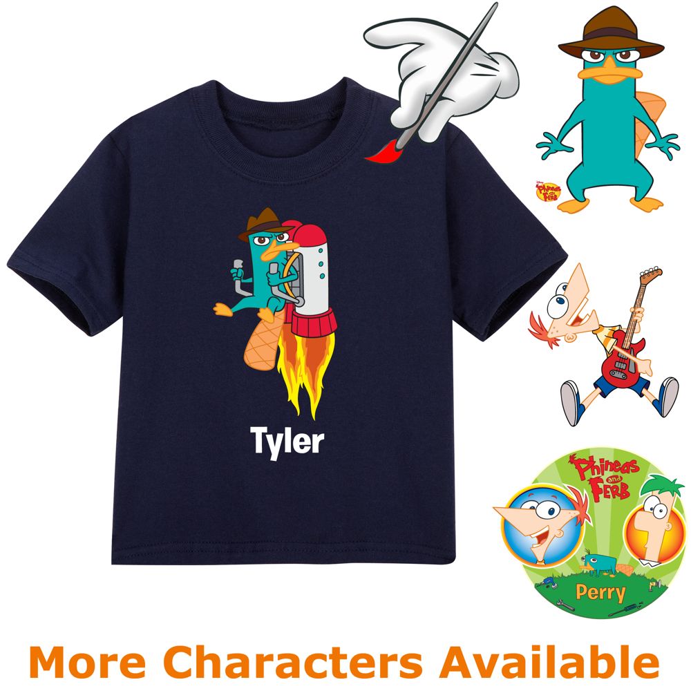Create-Your-Own Navy Tee for Toddlers