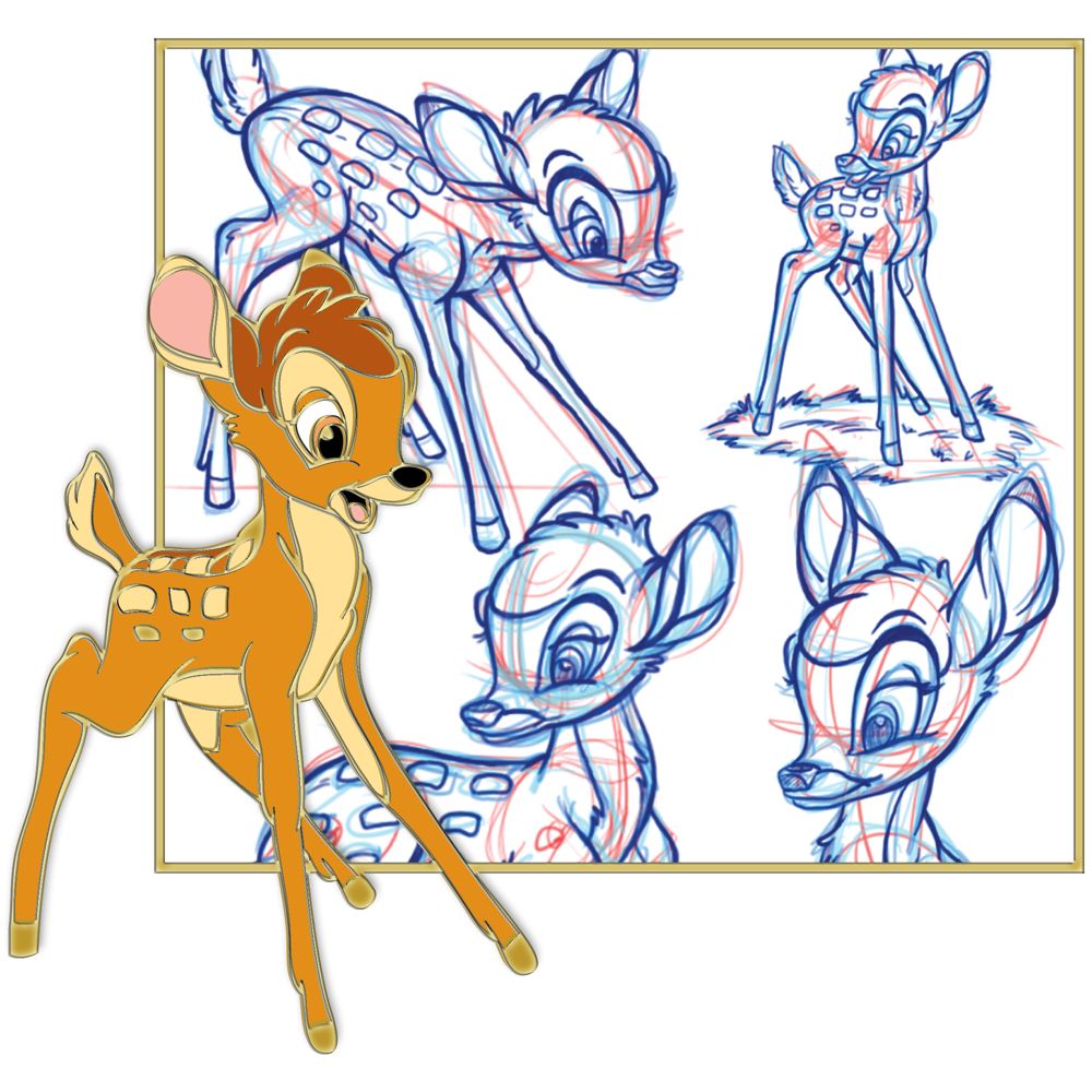 Sketch Series Bambi Pin