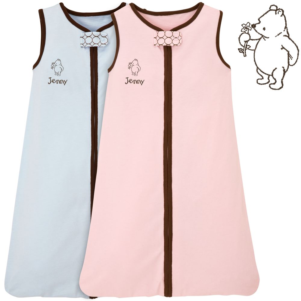 Personalized Winnie the Pooh Sleeper Sack for Infants