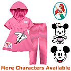 Create-Your-Own Hooded Kimono Set with Leggings for Girls -- 2-Pc.