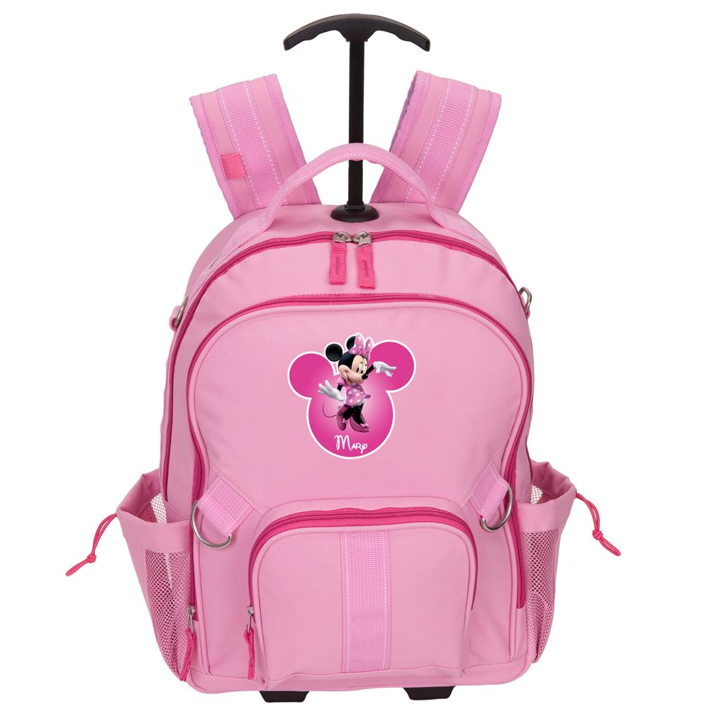Personalized Minnie Mouse Rolling Backpack