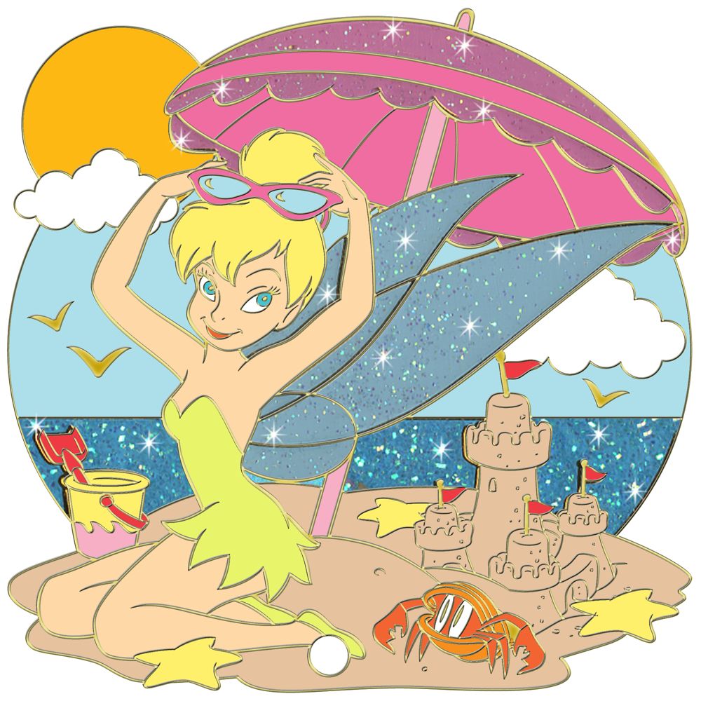 Summer Time Series Tinker Bell Pin