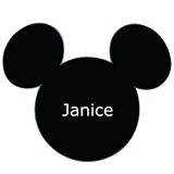 Personalized Name Tag Mickey Mouse Icon Pin