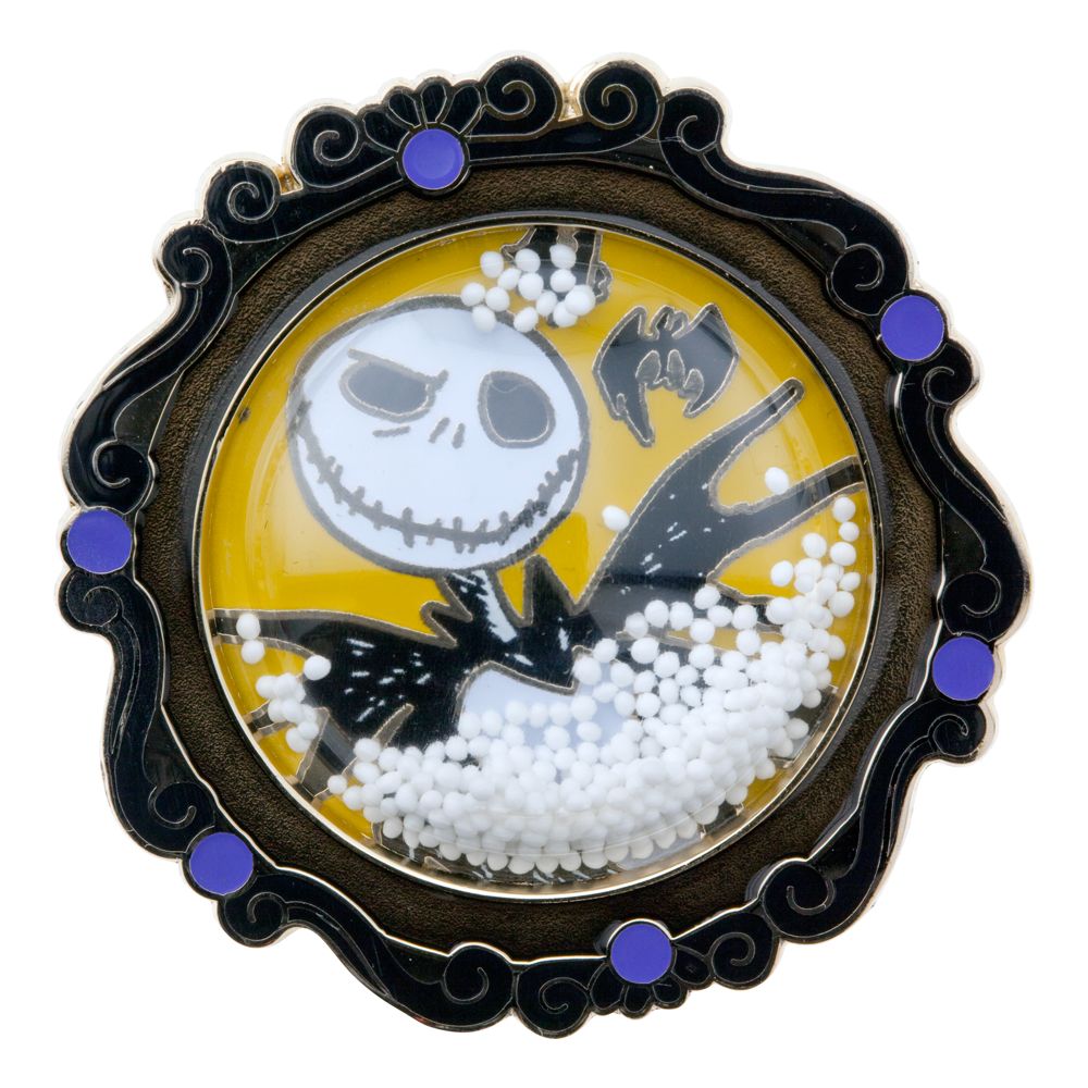 Snowglobe Jack Skellington Pin