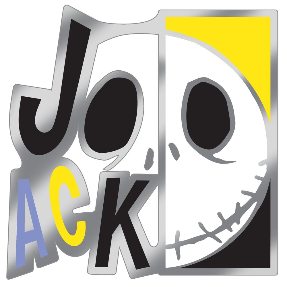 Modern Art Series Jack Skellington Pin