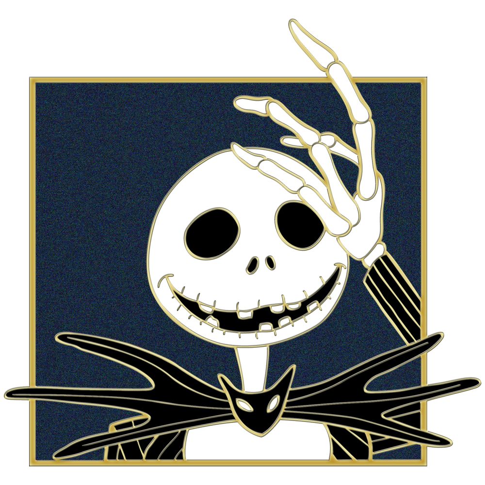 Portrait Series Jack Skellington Pin