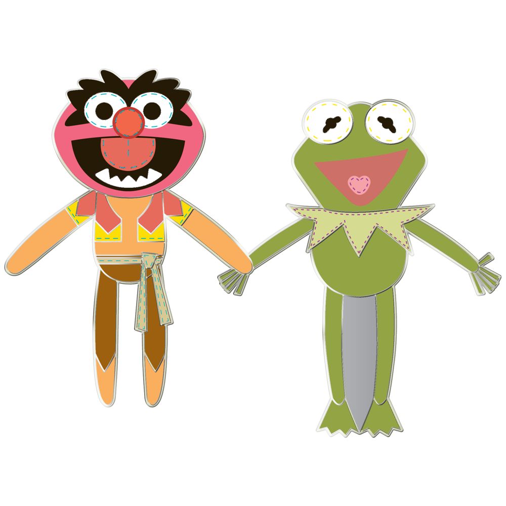Pook-a-Looz Series Animal and Kermit Pin
