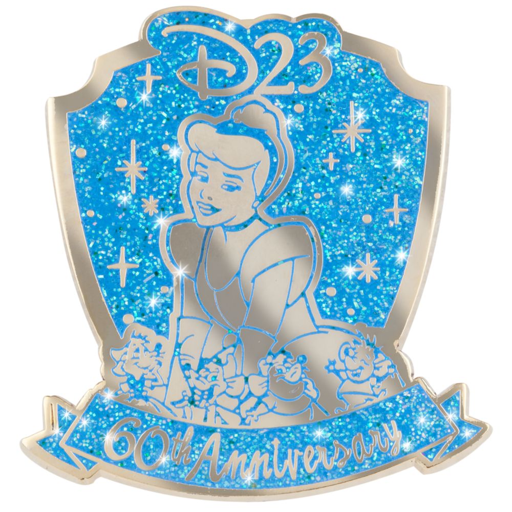 D23 Membership Exclusive 60th Anniversary Cinderella Pin