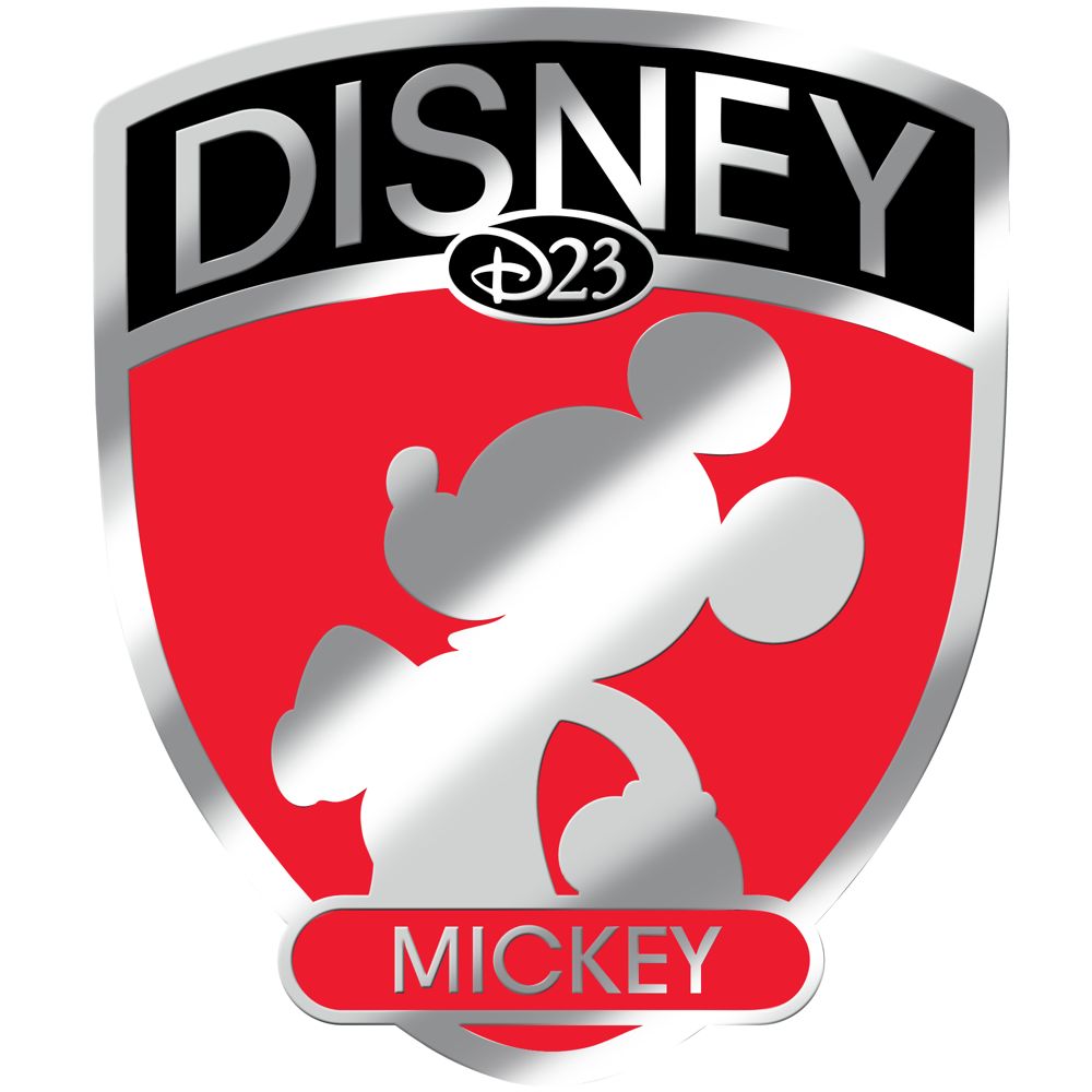 D23 Membership Exclusive Fab 5 Shield Series Mickey Mouse Pin