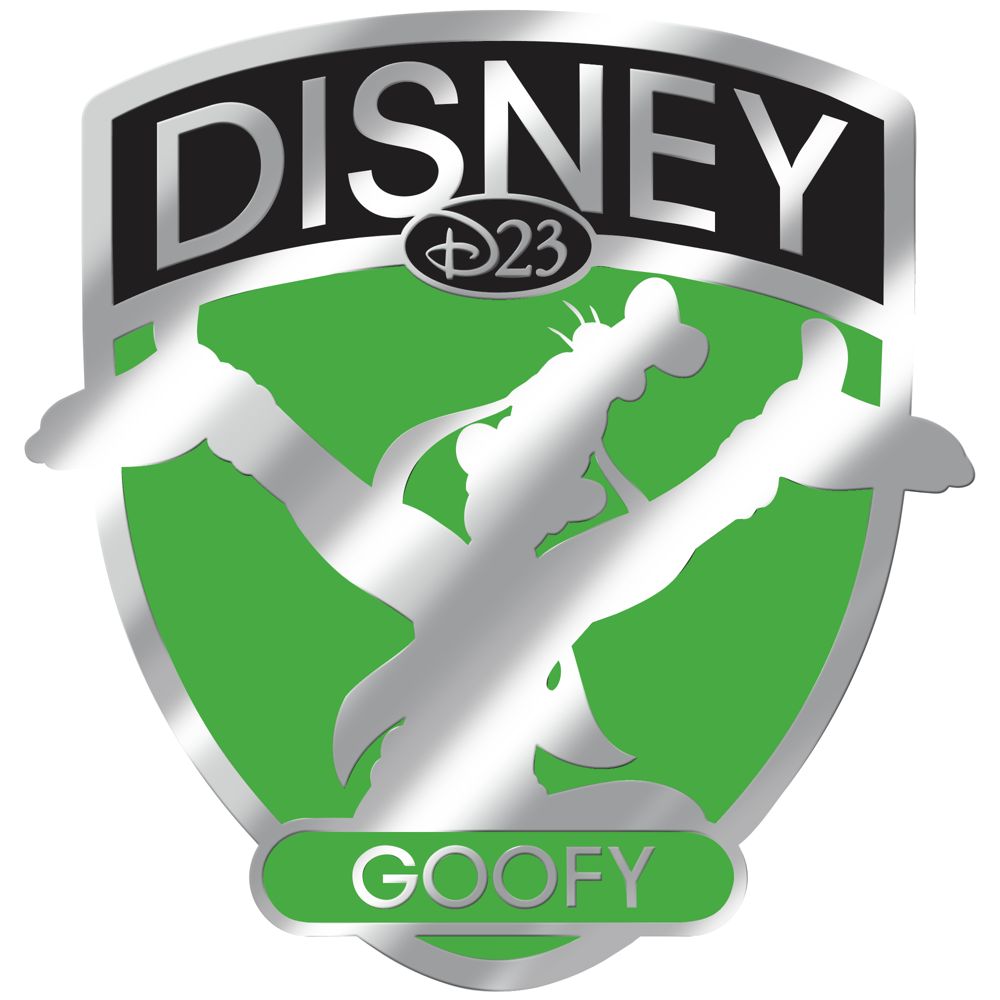 D23 Membership Exclusive Fab 5 Shield Series Goofy Pin