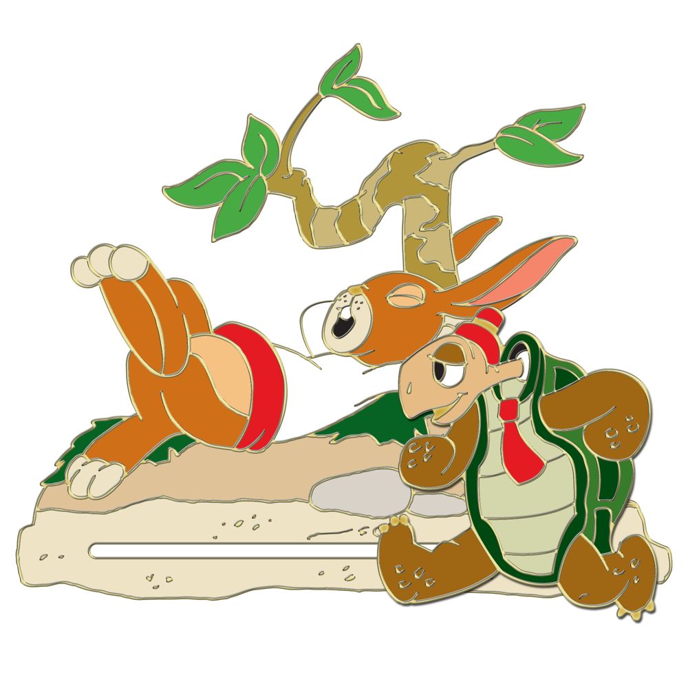 110th Legacy Collection The Tortoise and the Hare Pin