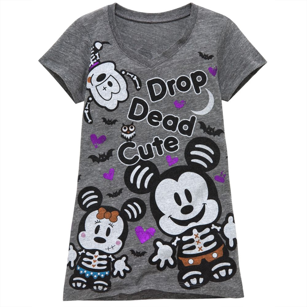 Foil Art X-Ray Minnie and Mickey Mouse Tee for Girls