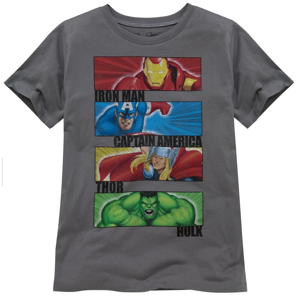 Gray Marvel Universe Tee by Mighty Fine for Boys