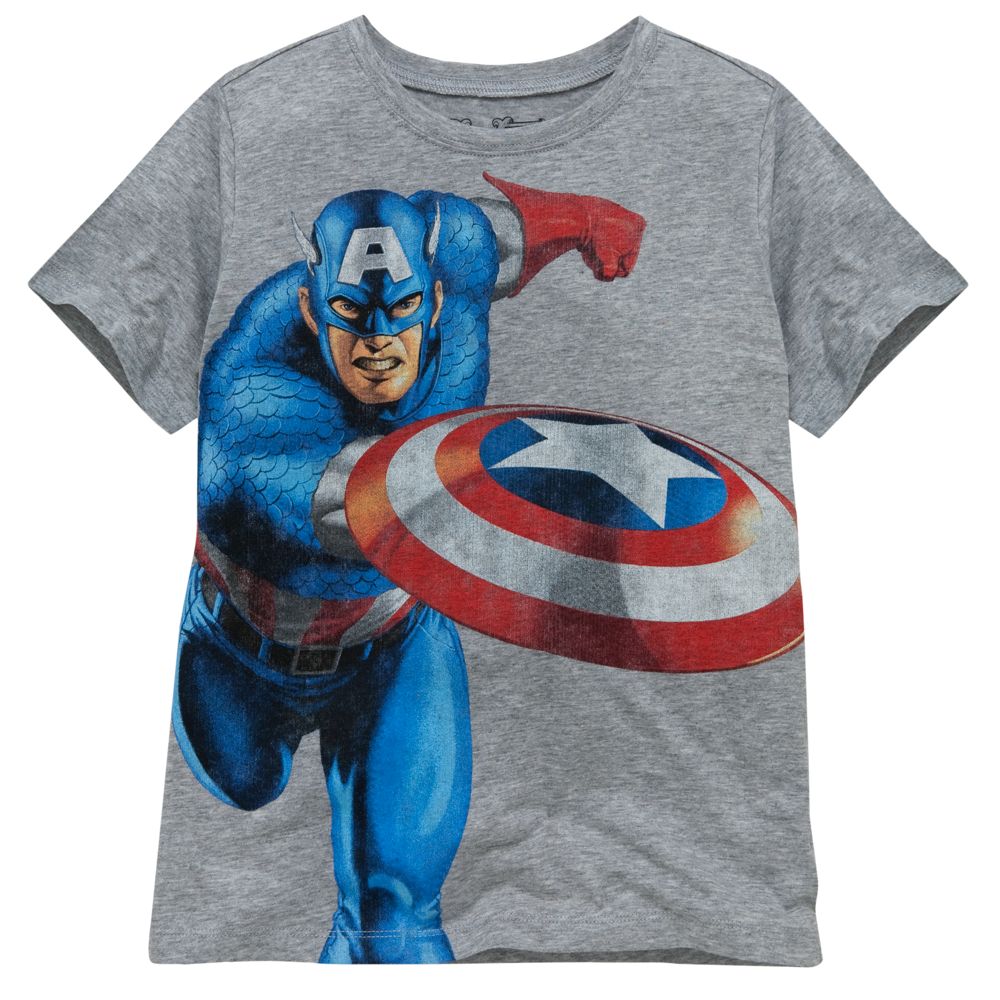 Captain America Tee by Mighty Fine for Boys