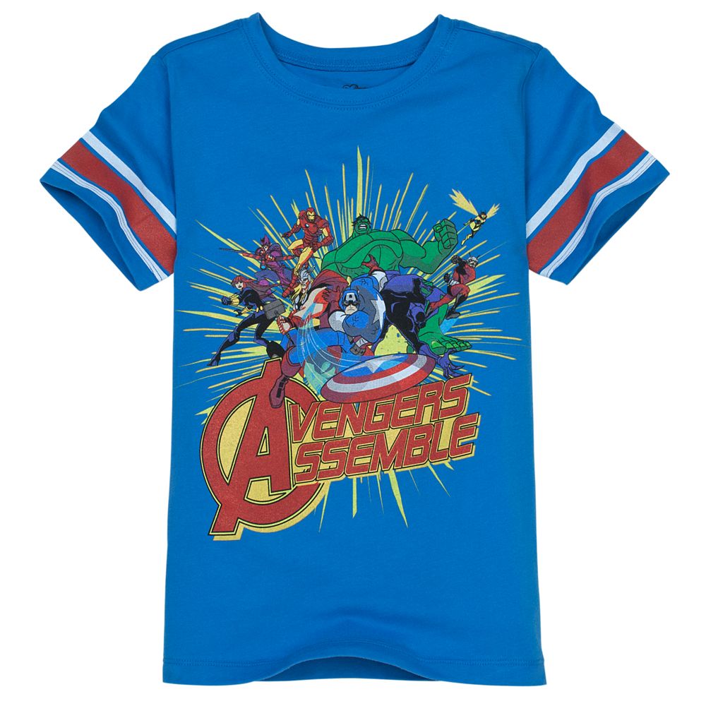 Avengers Assemble Marvel Tee for Boys by Mighty Fine