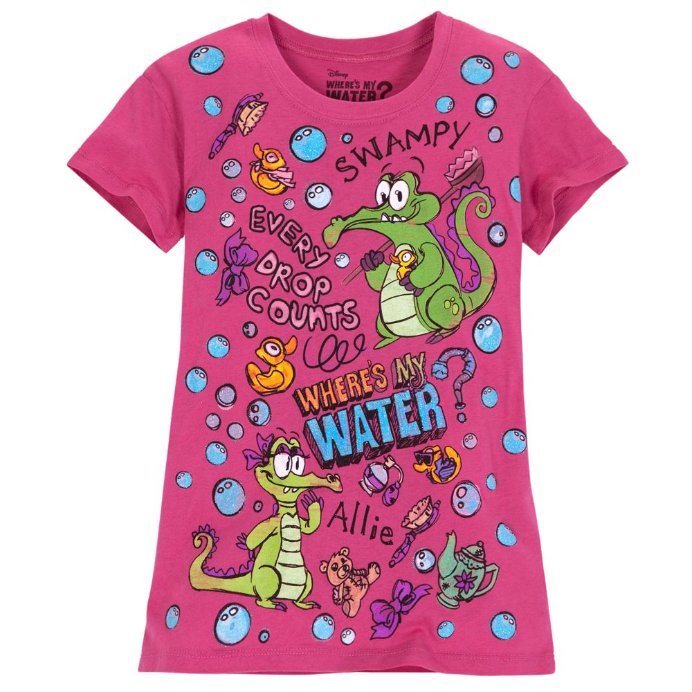 Wheres My Water? Allie and Swampy Tee for Girls