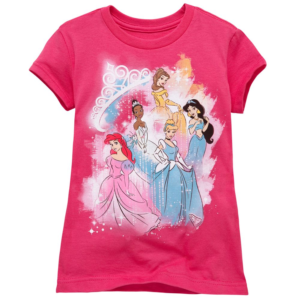 Celebration Sparkles Disney Princess Tee for Girls -- Made With Organic Cotton