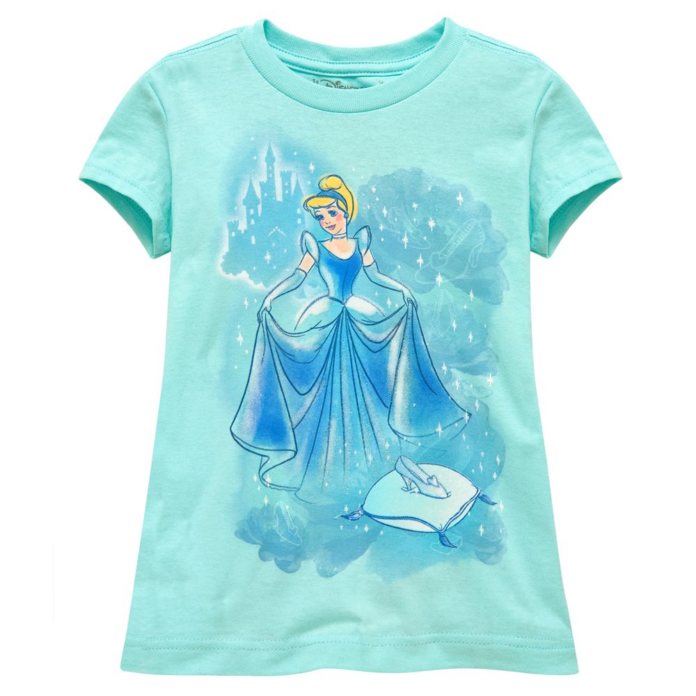 Glitter Cinderella Tee for Girls -- Made With Organic Cotton
