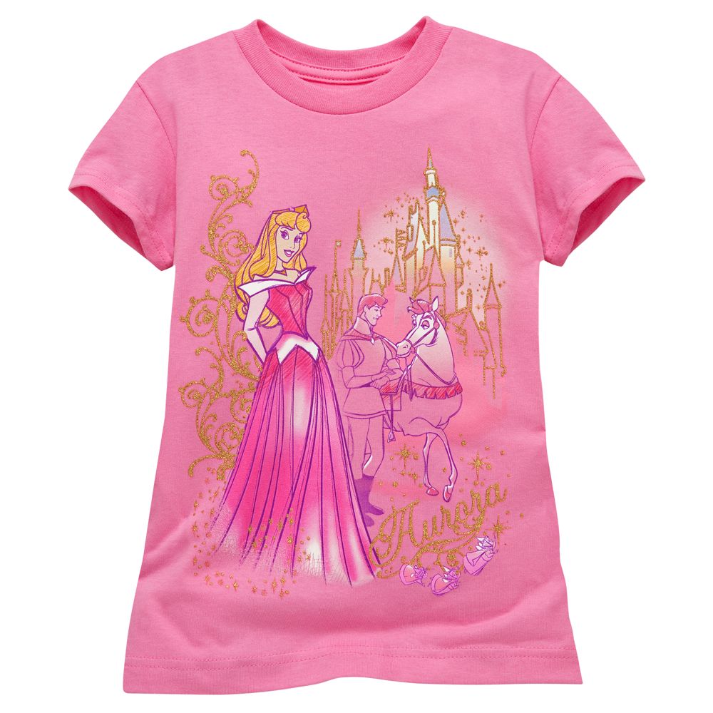 Sketch Sleeping Beauty Tee for Girls -- Made With Organic Cotton