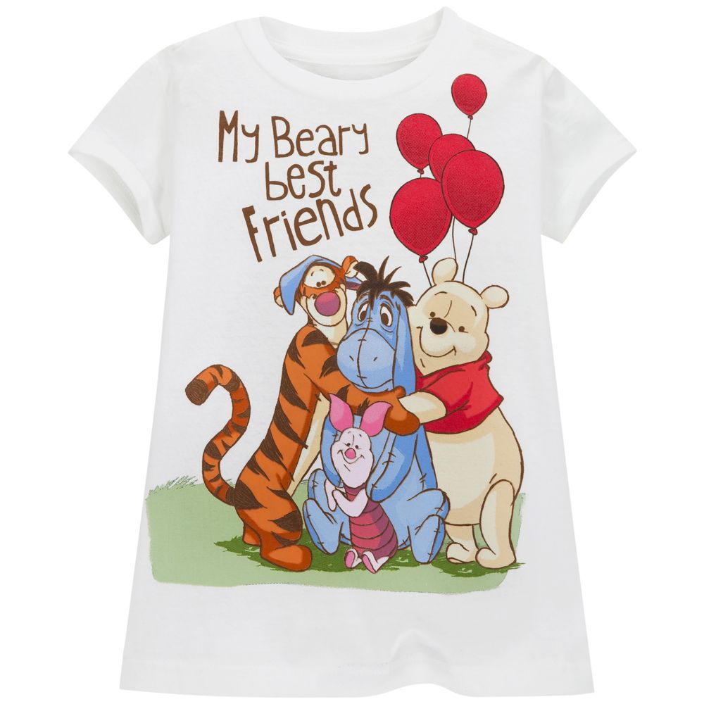 Winnie the Pooh and Friends Tee for Girls -- Made With Organic Cotton