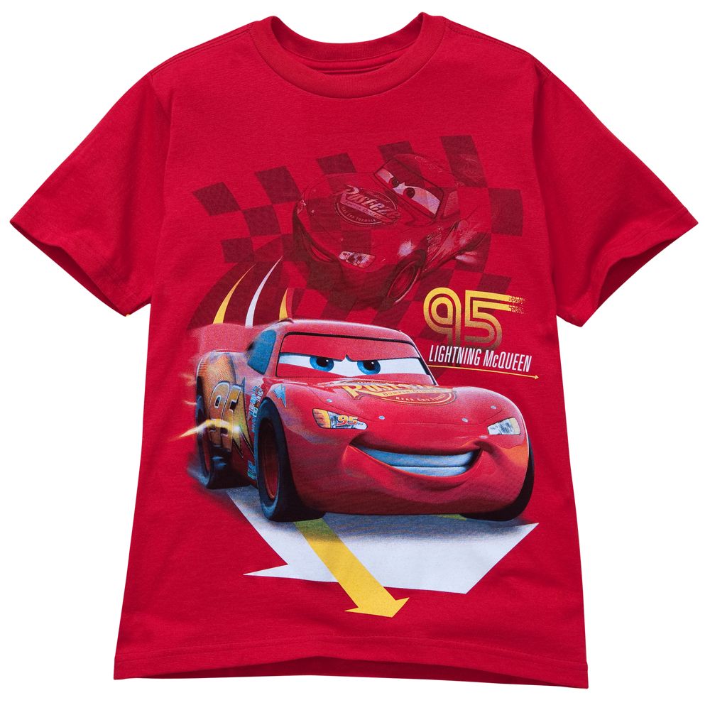 Red Lightning McQueen Tee for Kids -- Made With Organic Cotton