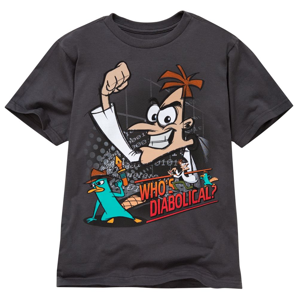 Dr. Doofenshmirtz and Agent P Tee for Kids -- Made With Organic Cotton