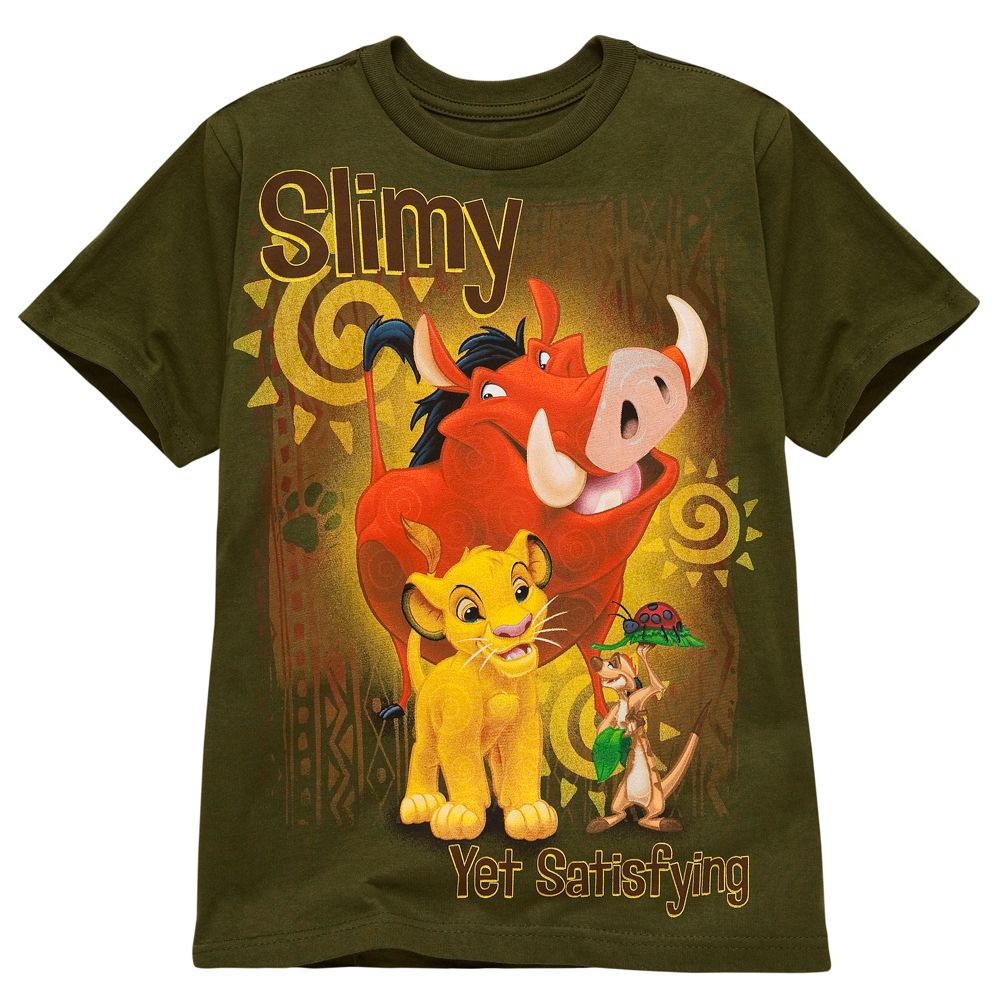 Slimy Yet Satisfying The Lion King Tee for Kids -- Made With Organic Cotton