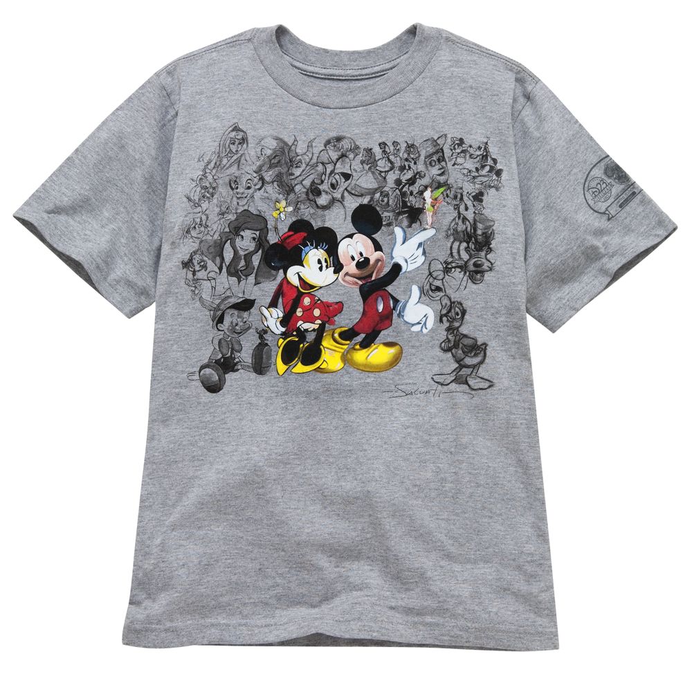 Limited Edition D23 Exclusive 25th Anniversary 25 Years of Magic Disney Tee for Kids