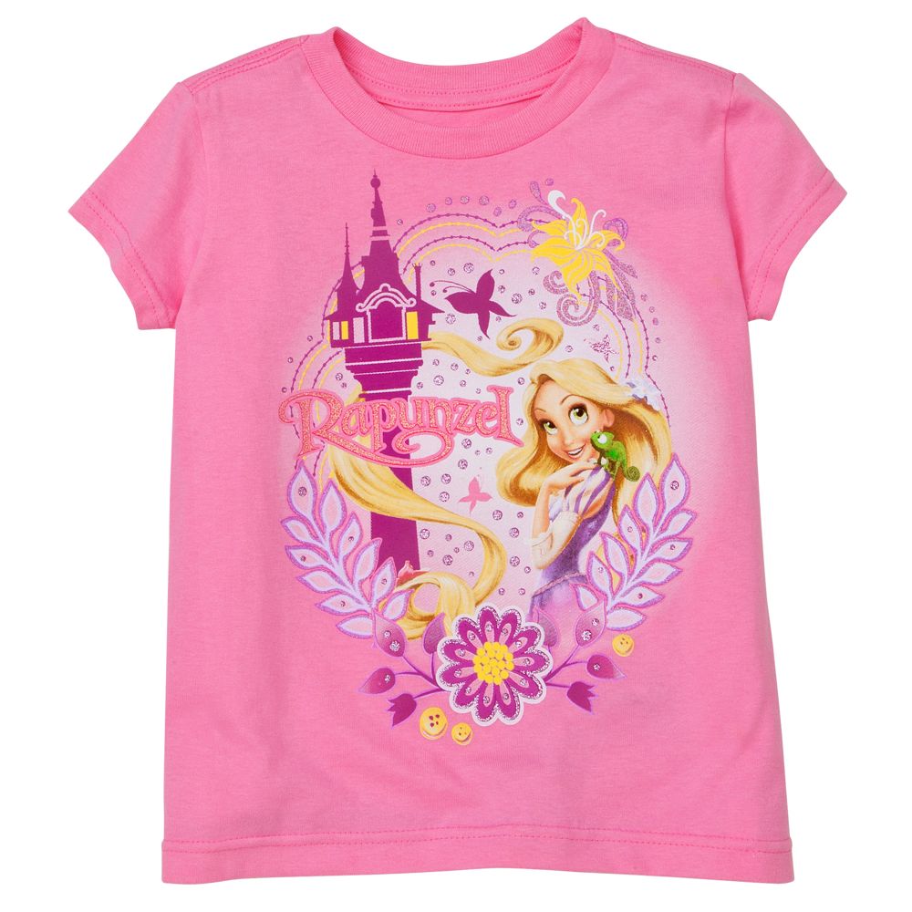 Glitter Pascal and Rapunzel Tee for Girls