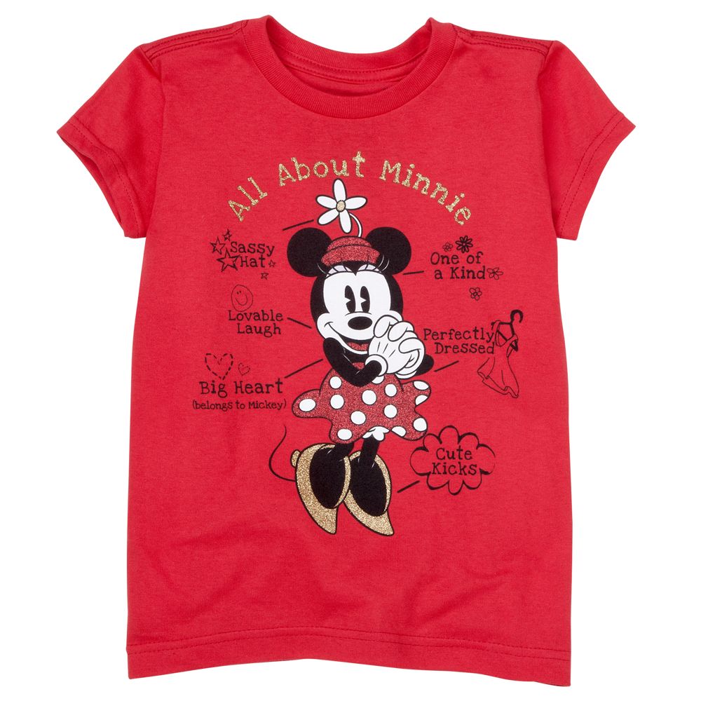 All About Minnie Minnie Mouse Tee for Girls -- Made With Organic Cotton