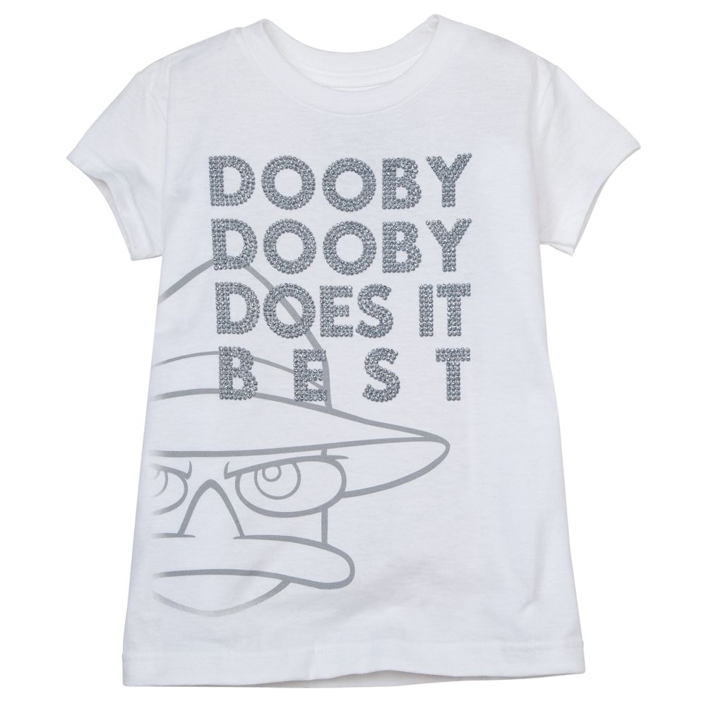 Dooby Dooby Does It Best Agent P Tee for Girls -- Made With Organic Cotton