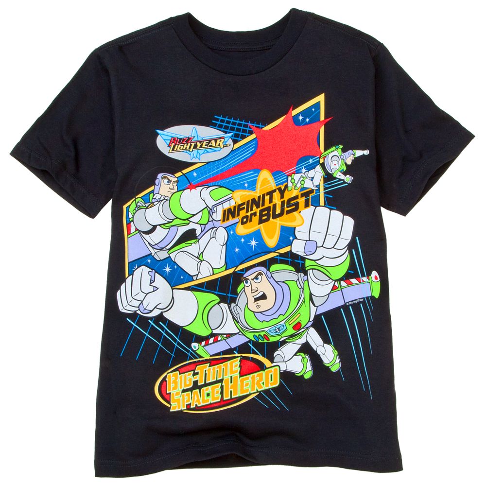 Infinity or Bust Buzz Lightyear Tee for Boys -- Made With Organic Cotton