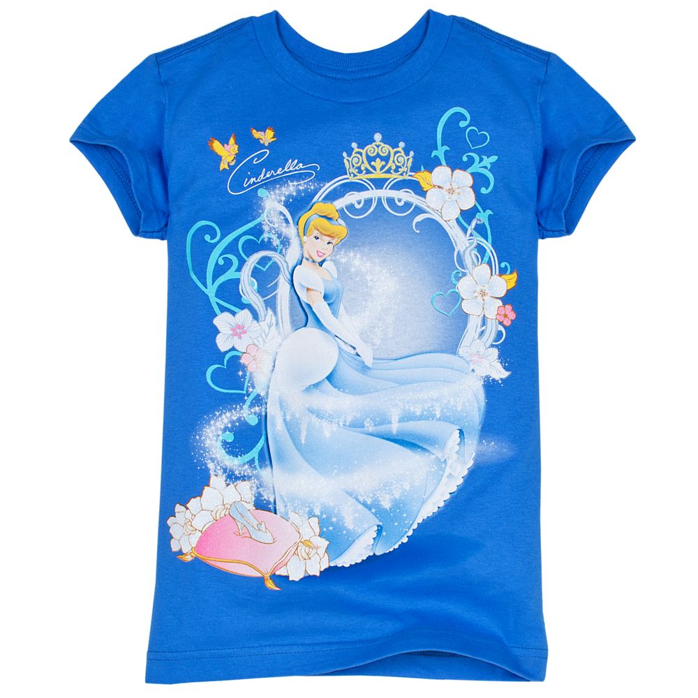 Sparkling Signature Cinderella Tee for Girls