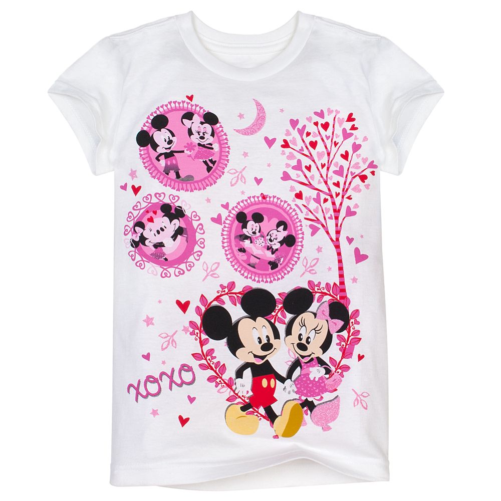 XOXO Minnie and Mickey Mouse Tee for Girls