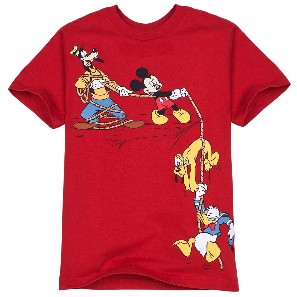 Edge of the Cliff Mickey Mouse and Friends Tee for Boys