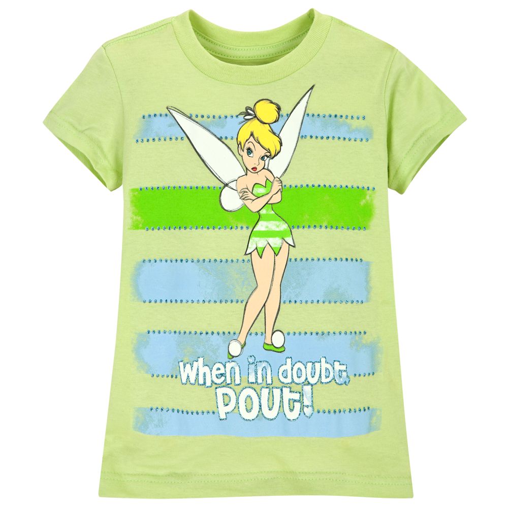 When in Doubt, Pout! Tinker Bell Tee for Girls