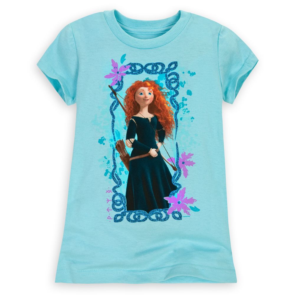 Brave Merida Tee for Girls -- Blue