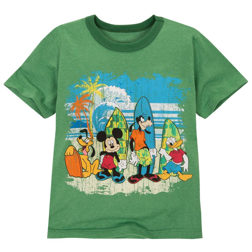 Surfing Mickey Mouse and Friends Tee for Boys