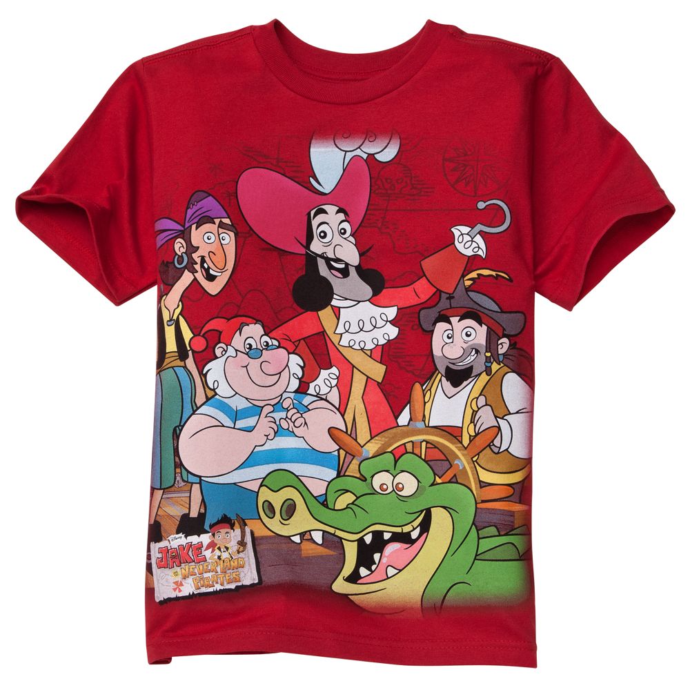 Jake and the Never Land Pirates Captain Hook Tee for Boys