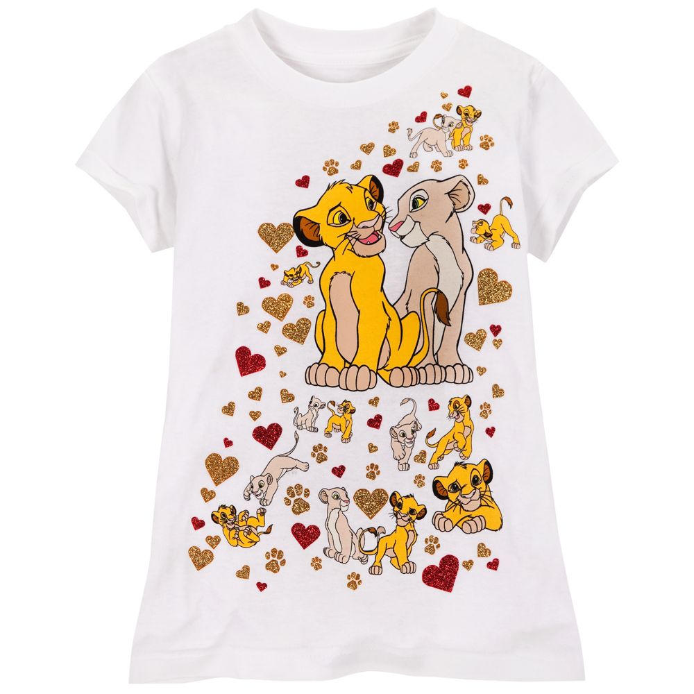 Simba and Nala The Lion King Tee for Girls