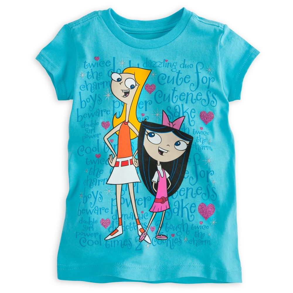 Isabella and Candace Tee for Girls - Phineas and Ferb
