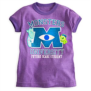 Monsters University Ringer Tee for Girls