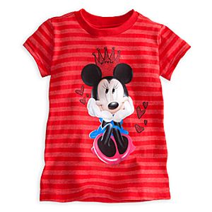 Minnie Mouse Striped Tee for Girls