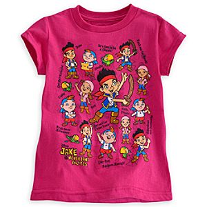 Jake and the Never Land Pirates Tee for Girls