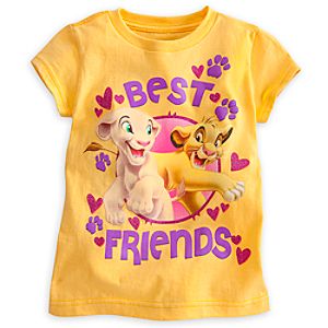 Simba and Nala Tee for Girls
