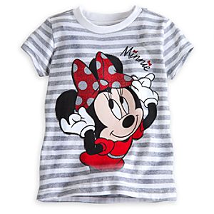 Minnie Mouse Striped Tee for Girls