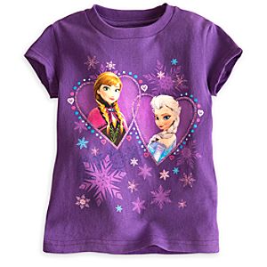 Anna and Elsa Tee for Girls - Frozen