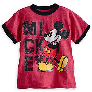 Mickey Mouse Ringer Tee for Boys